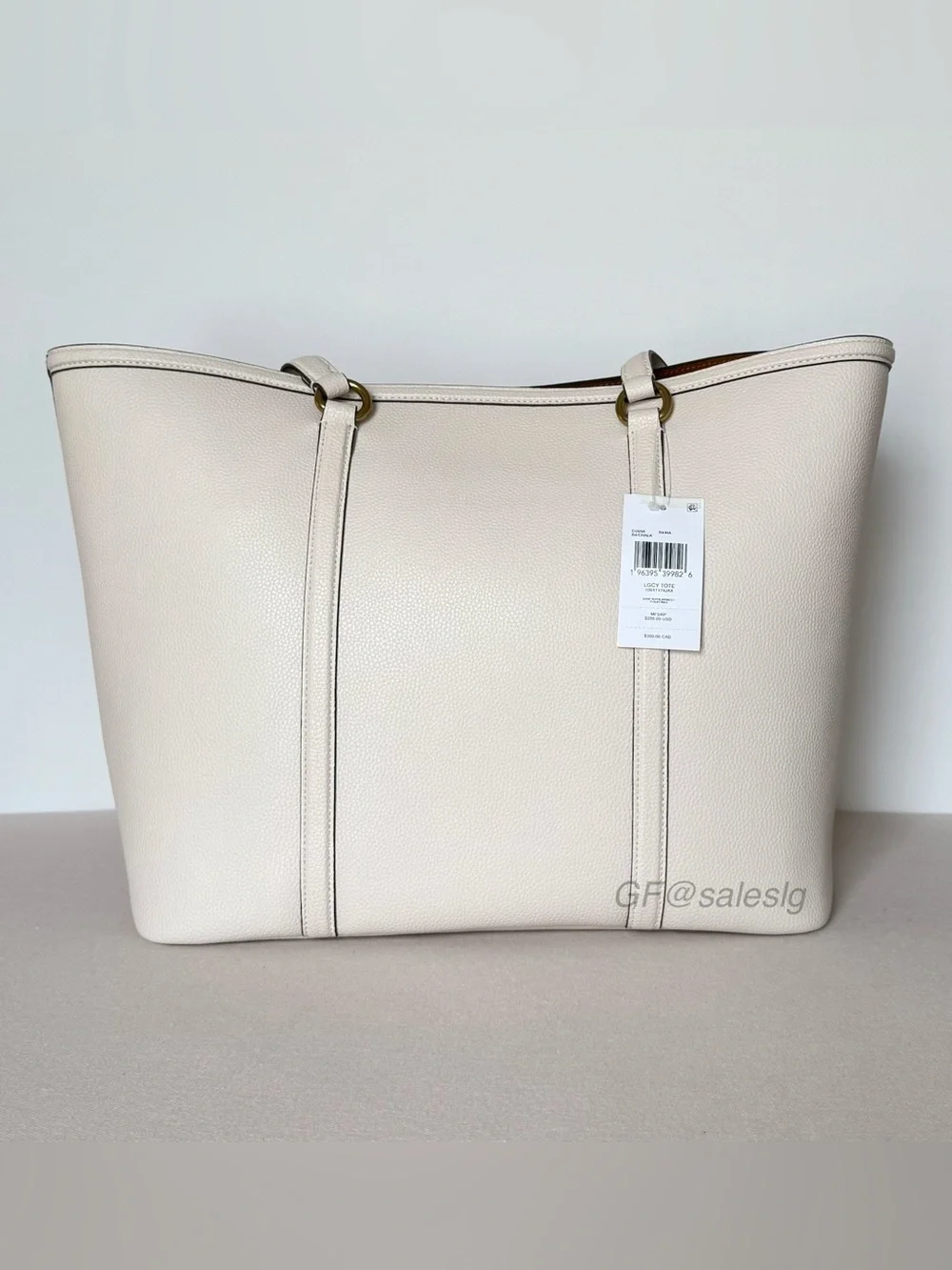NWT Coach Legacy Tote CU056 chalk Fits 15